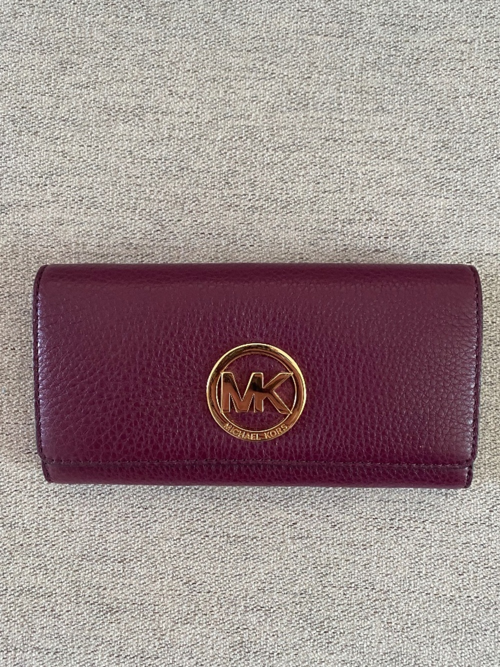 Michael Kors Large Burgundy Wallet
